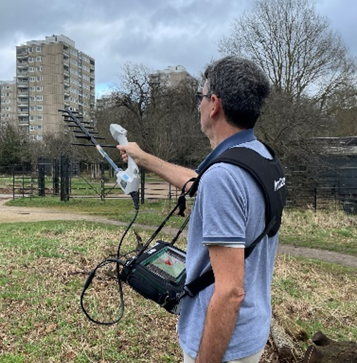 フィールドでの電波干渉調査